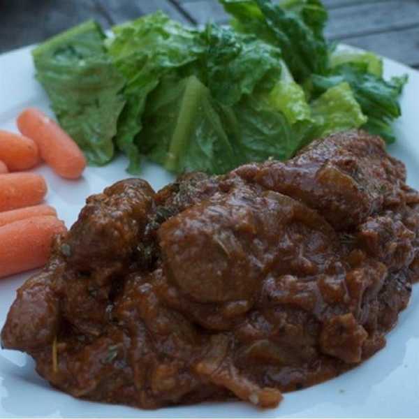 Smothered Beef Liver