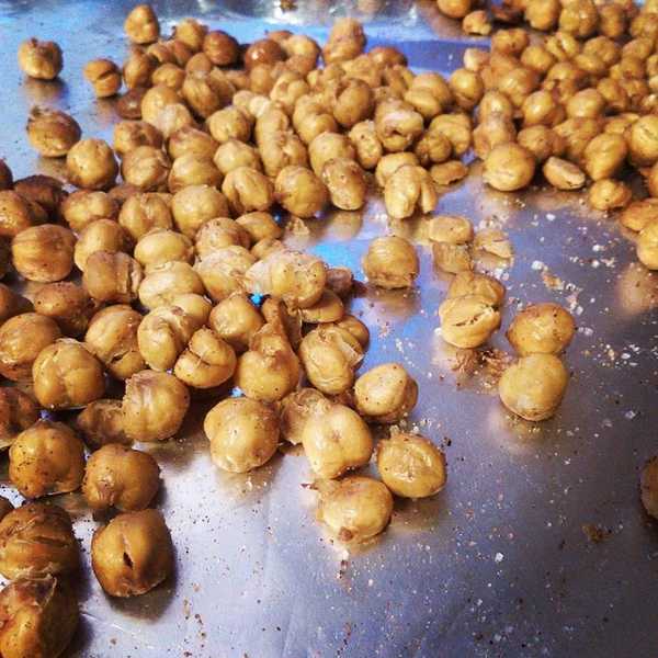 Perfectly Dry Roasted Chickpeas