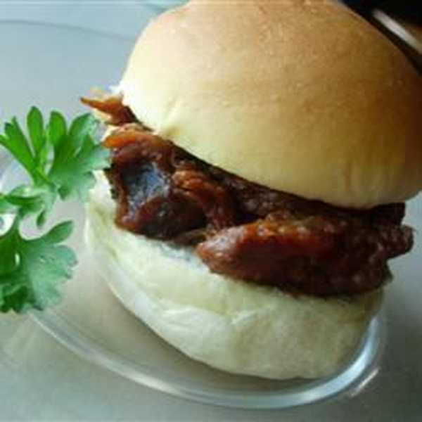 Elaine’s Sweet and Tangy Loose Beef BBQ