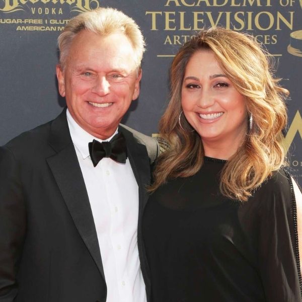 Pat Sajak and his wife Lesly Brown