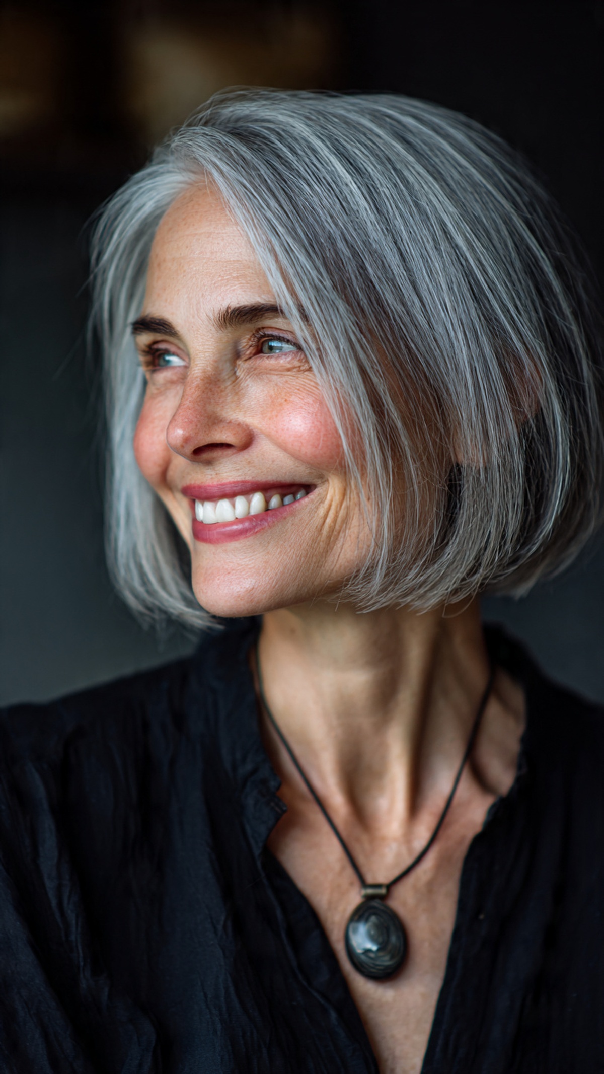 Chin-Length Bob haircut