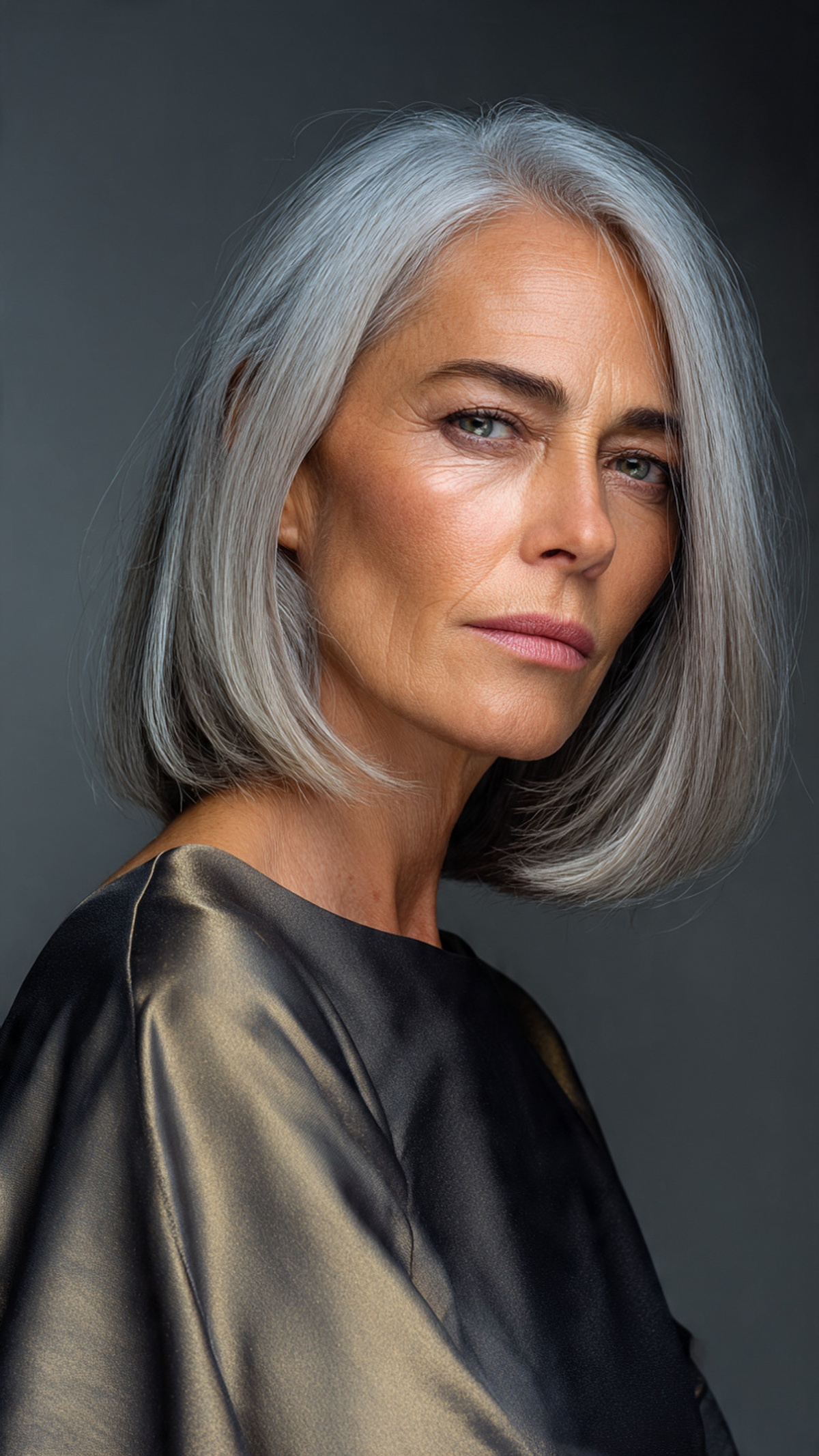 Sleek Shoulder-Length Cut